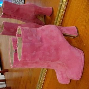 Like new Sam Edelman bubblegum pink boots size 5.5